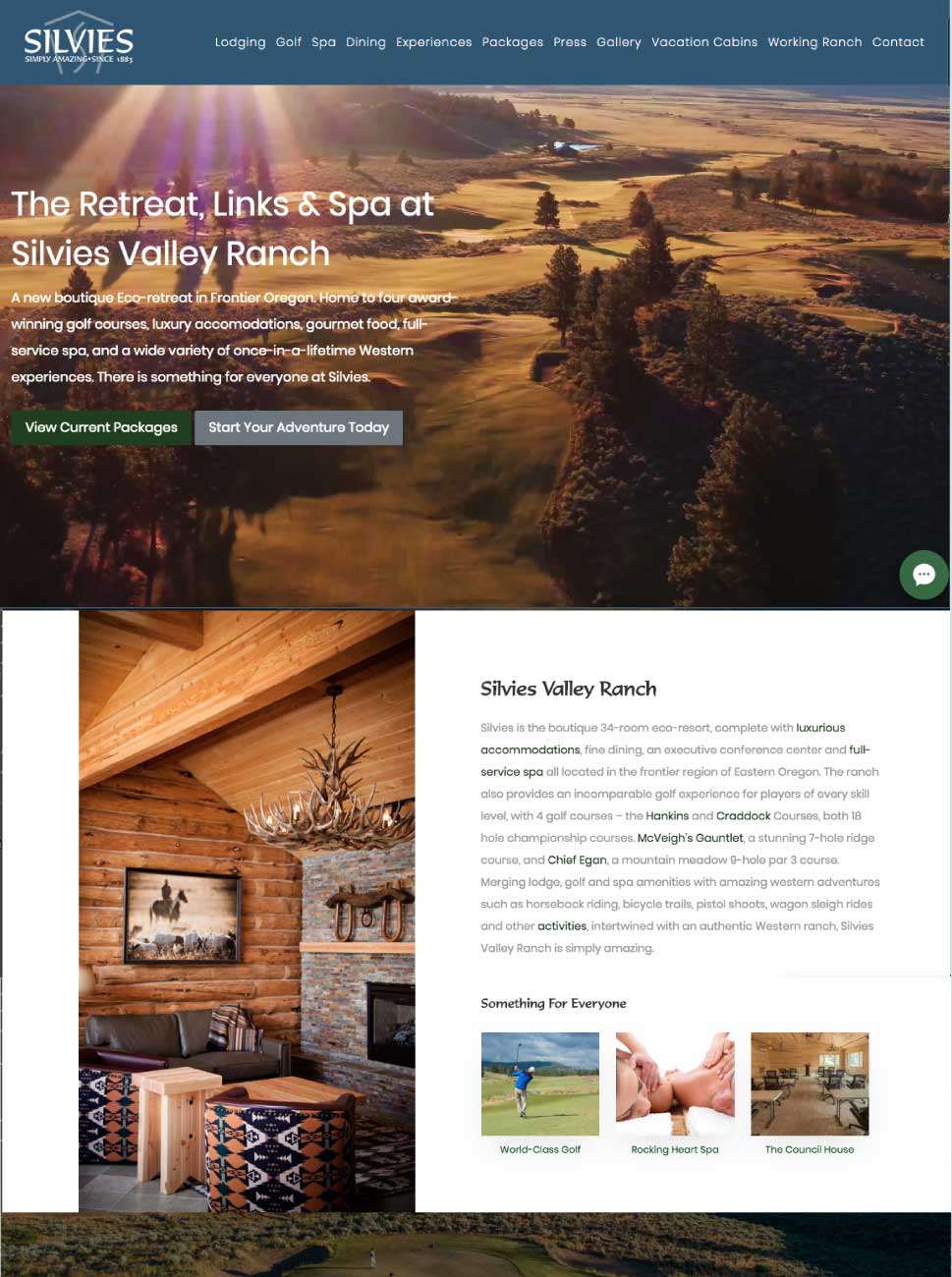 The Retreat, Links & Spa at Silvies Valley Ranch Website